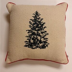 Hearth & Hand Magnolia Christmas Pine Tree Pillow Square Decorative Accent